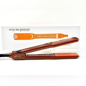 Hair Straightener 1.25” Iron professional grade FREE curling wand-Wayne Powers